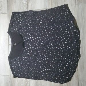 Torrid Star Print Mixed Media Cap Sleeve Blouse | Torrid Size 2 Star Print Top